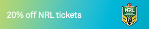 Get cheap NRL tickets with 20% off