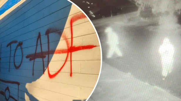 'Disgraceful': Two women charged over RSL graffiti on Anzac Day