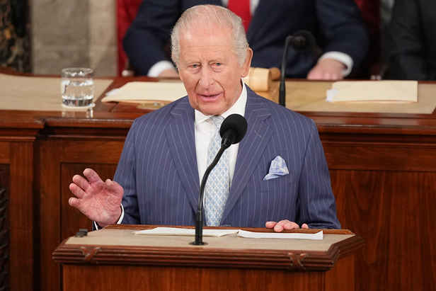 'Violence will never succeed': Charles' nod to shooting in historic speech