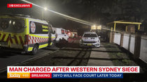 Man charged after two-hour siege following car chase in Sydney's west