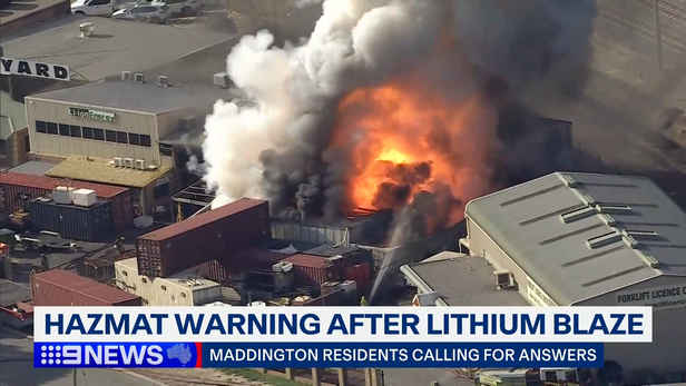 Perth residents still being exposed to toxic chemicals days after fire