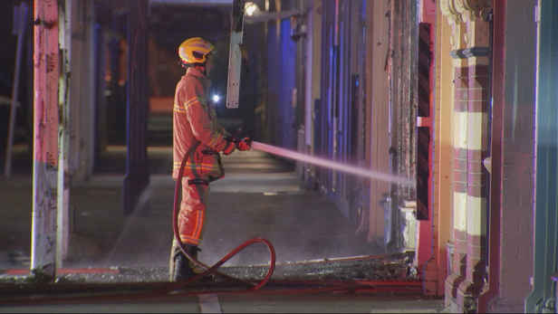 Suspected arson attack targets ice cream shop on busy Melbourne street