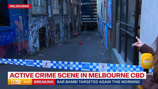 Two boys arrested after alleged arson attack on Melbourne bar