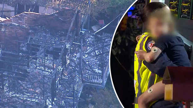 Two kids killed in family's final night in old home