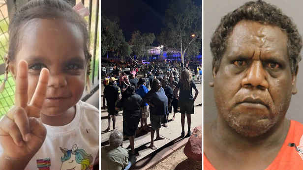 Violent scenes as man arrested after missing girl's body found