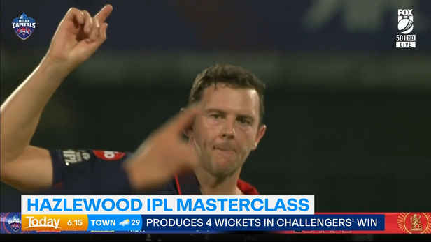 Injury-plagued Hazlewood stuns IPL with insane spell