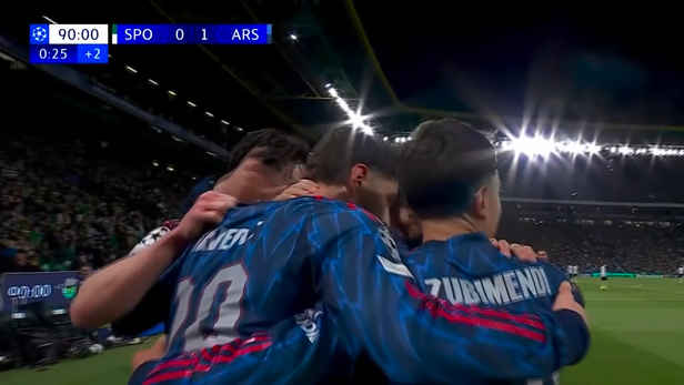 Substitute saves Arsenal from Champions League disaster